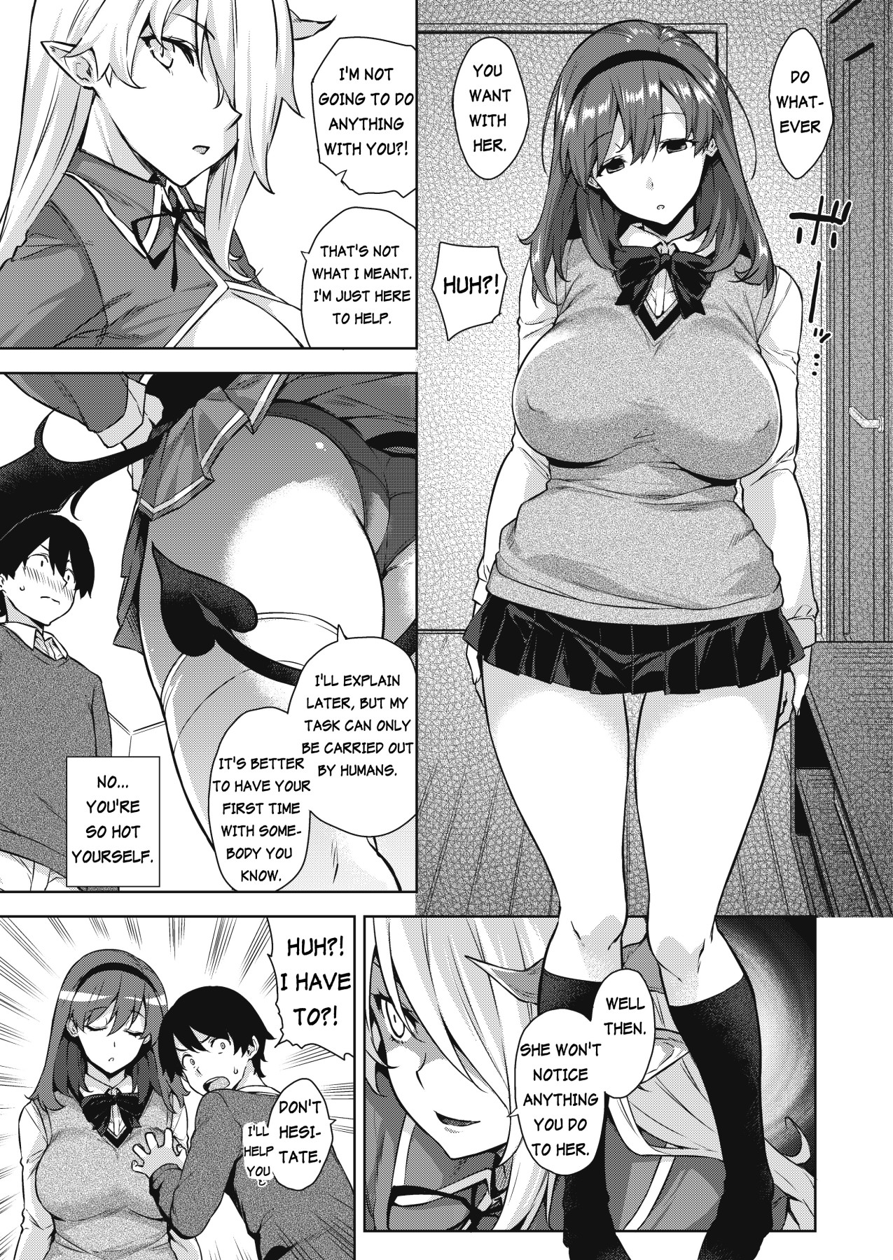 Hentai Manga Comic-Devil Highschooler! -Creating a Harem With a Devil App- Ch.1-Read-6